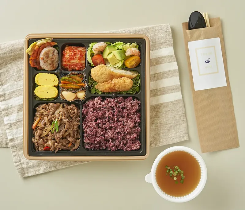 정찬 소불고기 도시락