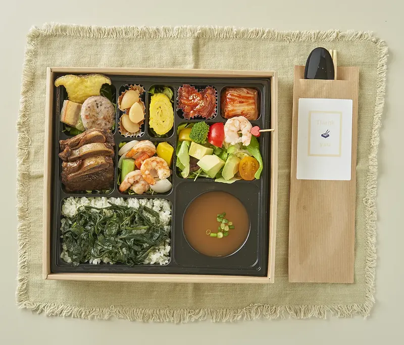 정찬 소갈비 & 대하구이 곤드레나물밥 박스