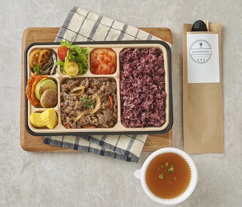 빅싱글 소불고기 도시락