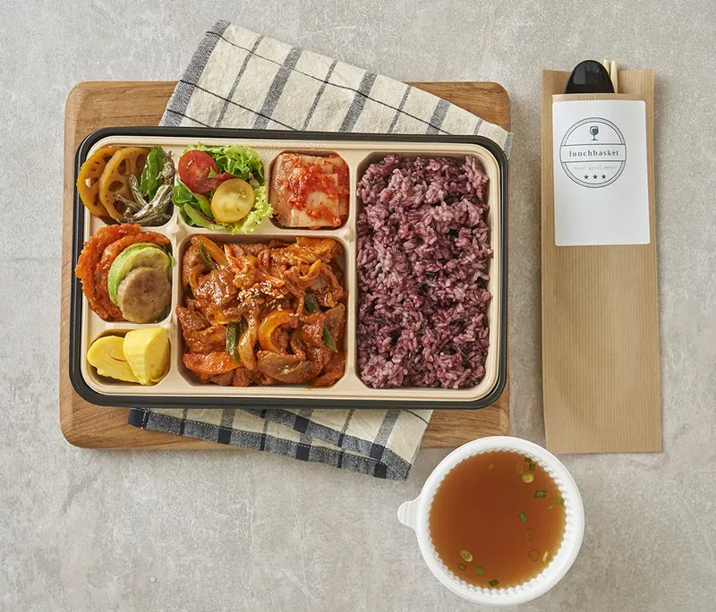 빅싱글 제육볶음 도시락