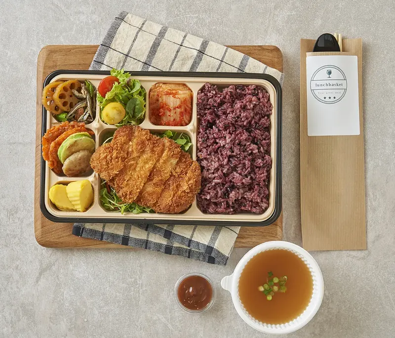 빅싱글 돈까스 도시락