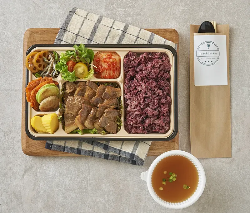 빅싱글 돼지갈비 도시락