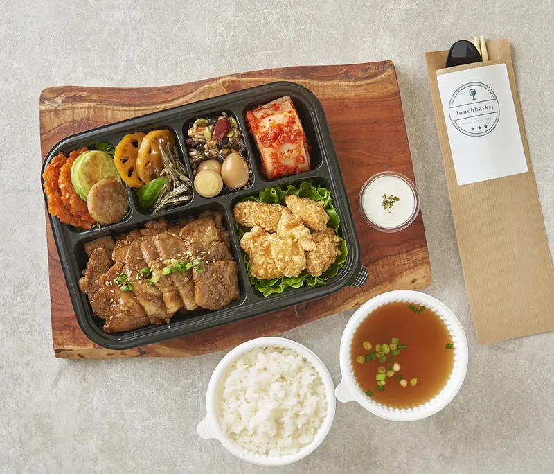 돼지갈비 도시락