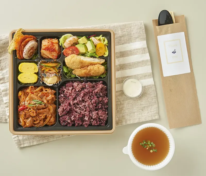 정찬 제육 도시락