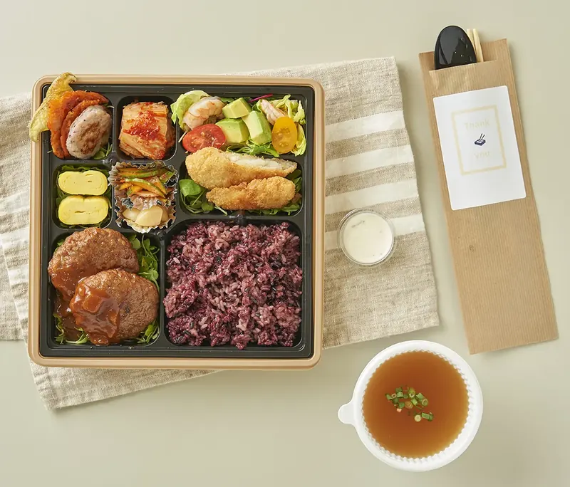 정찬 함박스테이크 도시락