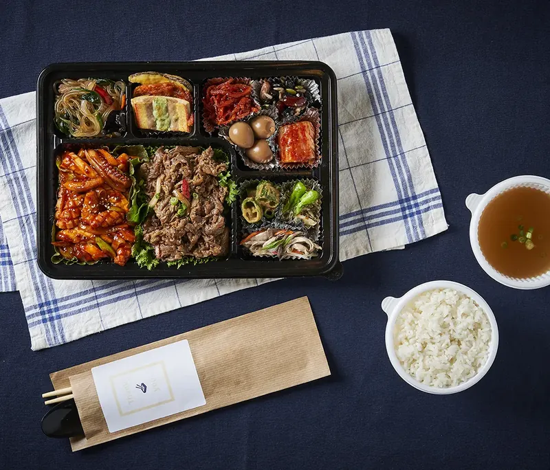 오징어볶음&소불고기 도시락