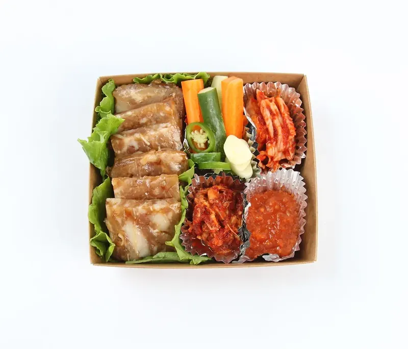 '1인분' 편육 안주 도시락