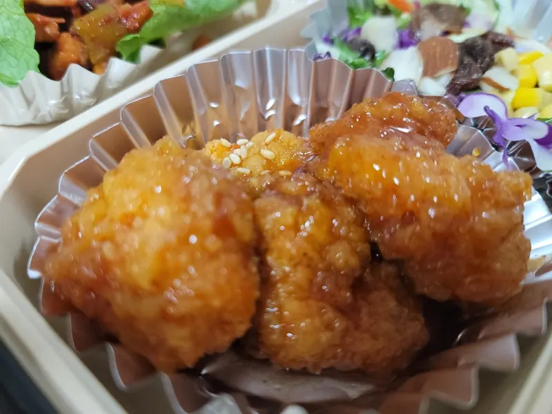 런치바스켓 단체도시락 실제 사진