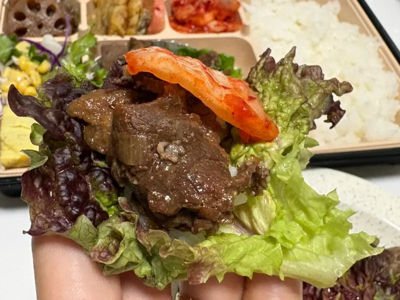 런치바스켓 단체도시락 실제 사진