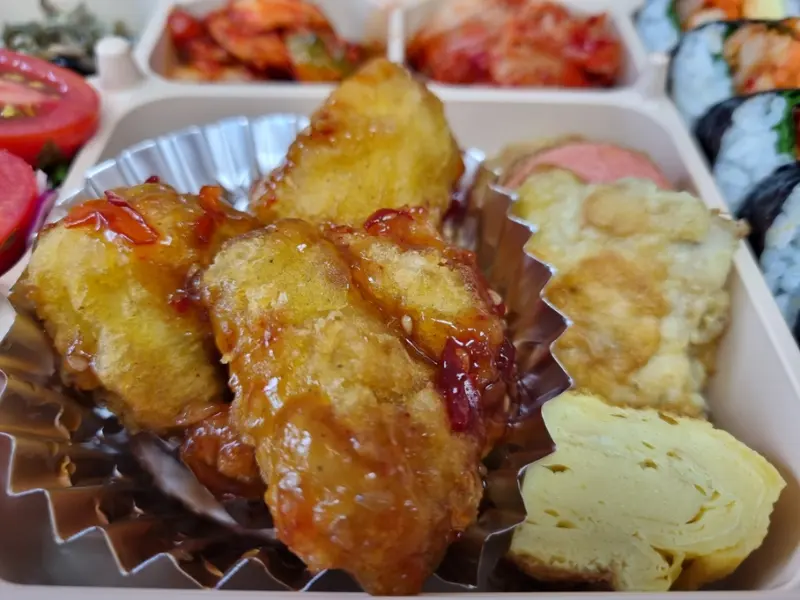 런치바스켓 단체도시락 실제 사진