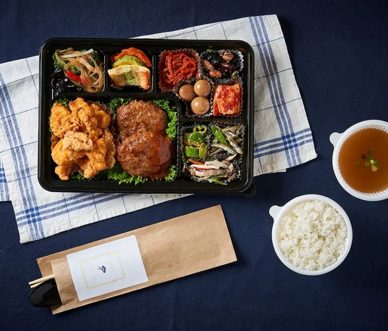 런치바스켓 단체도시락 실제 사진