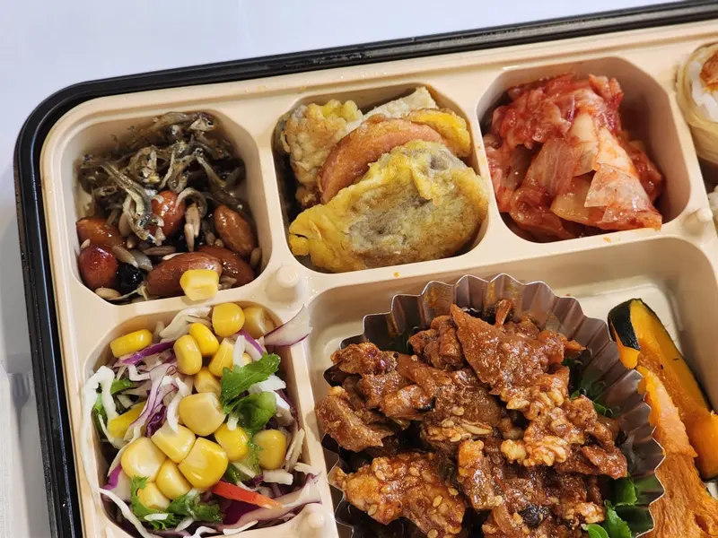 런치바스켓 단체도시락 실제 사진