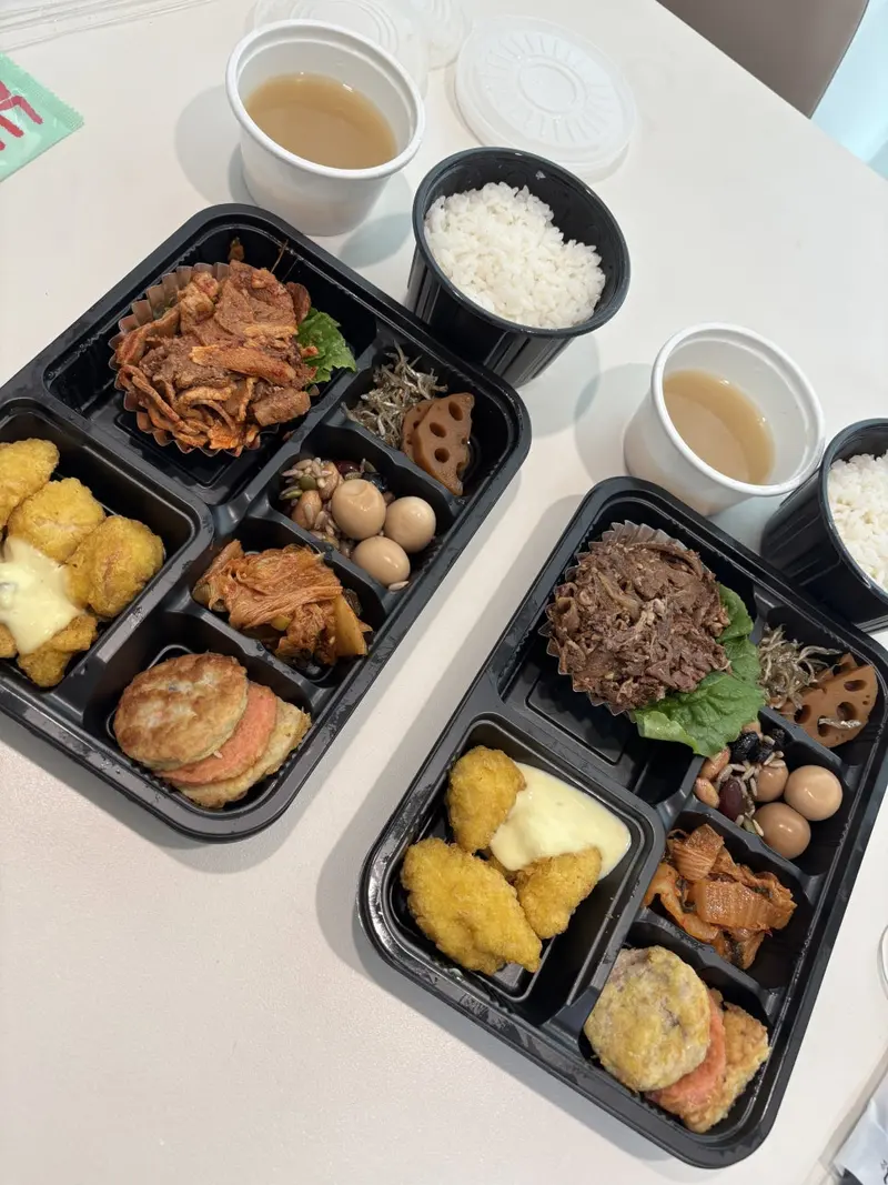 런치바스켓 단체도시락 실제 사진