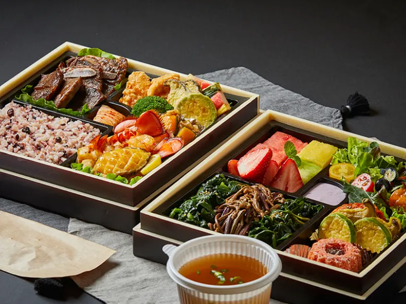 런치바스켓 단체도시락 실제 사진