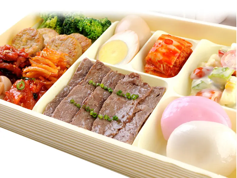 런치바스켓 단체도시락 실제 사진