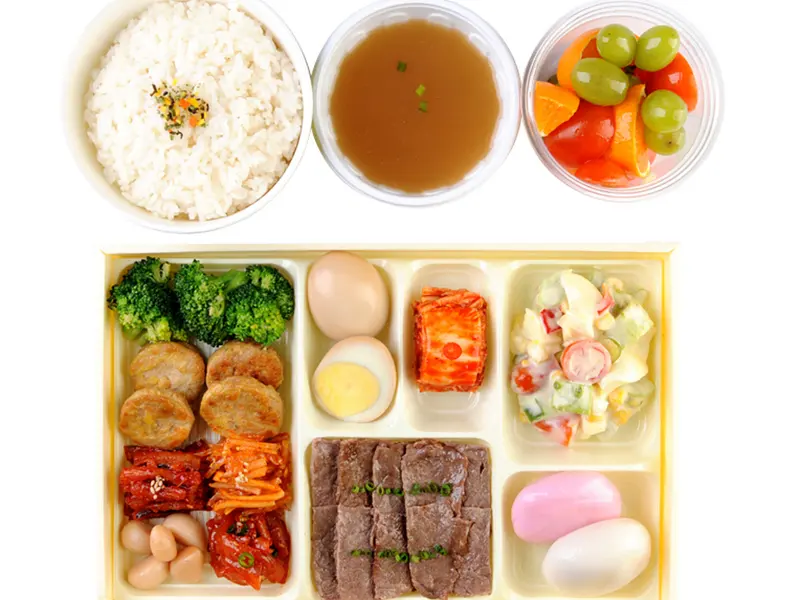 런치바스켓 단체도시락 실제 사진