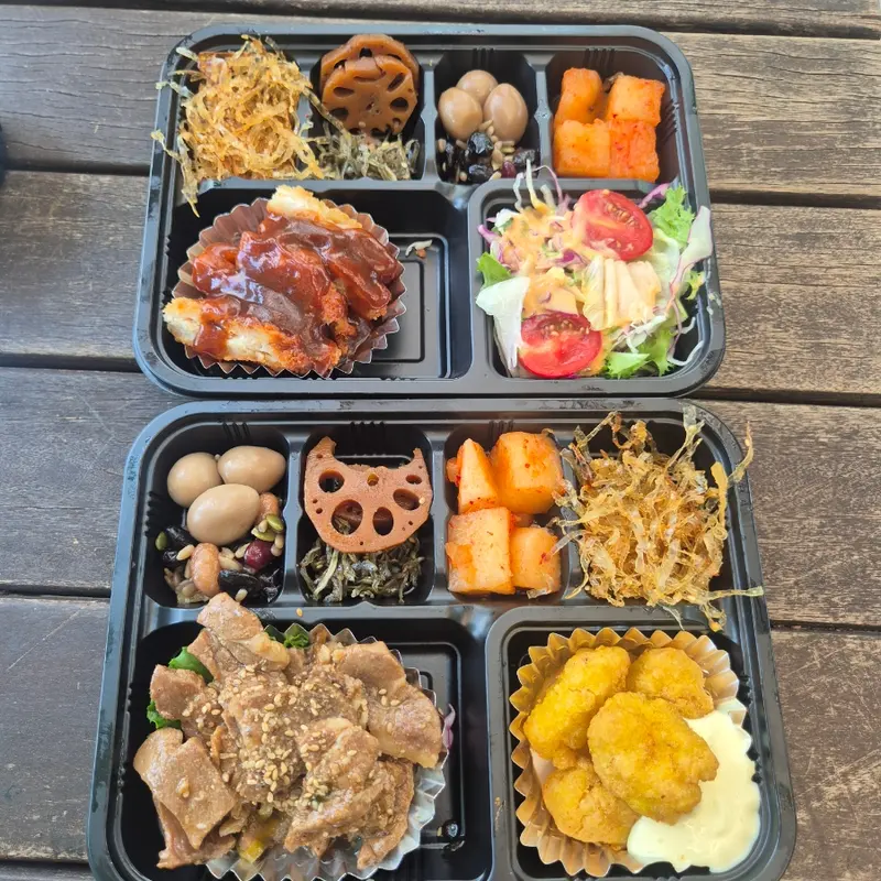 런치바스켓 단체도시락 실제 사진