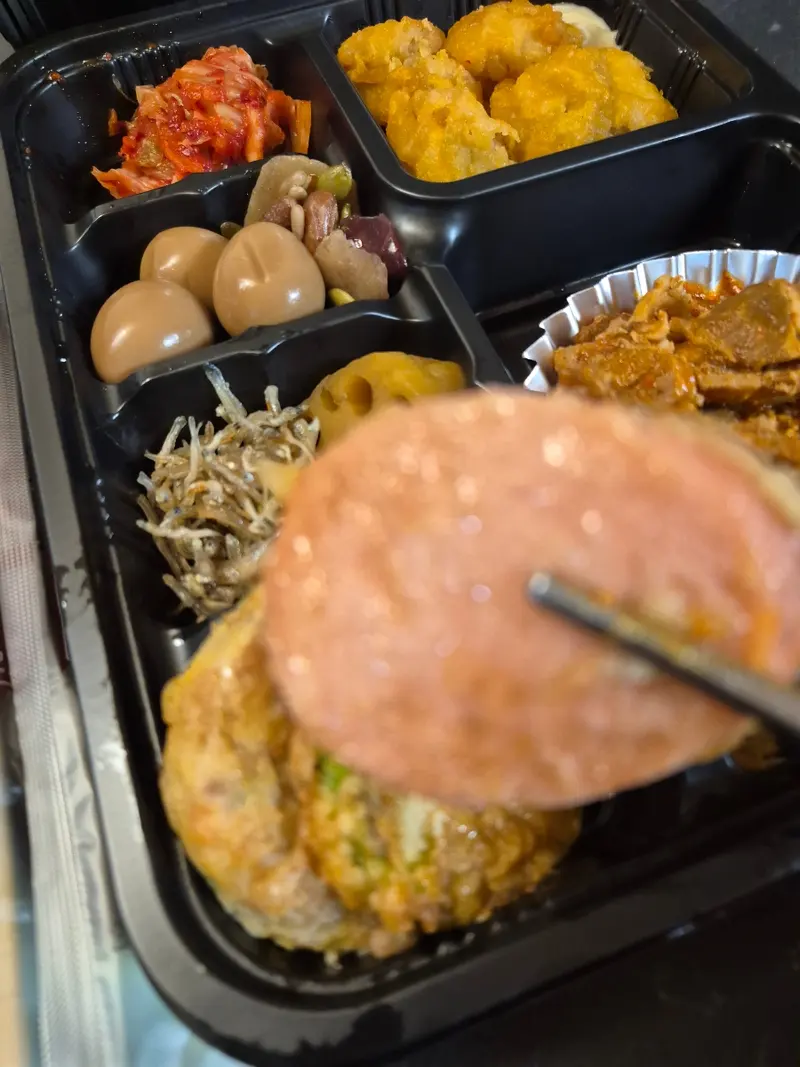 런치바스켓 단체도시락 실제 사진
