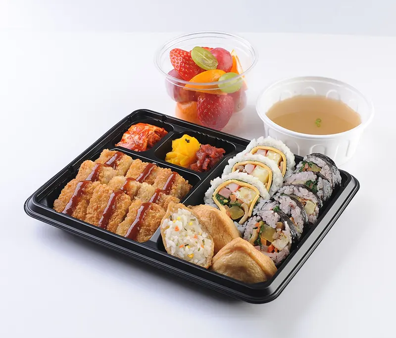 런치바스켓 단체도시락 실제 사진