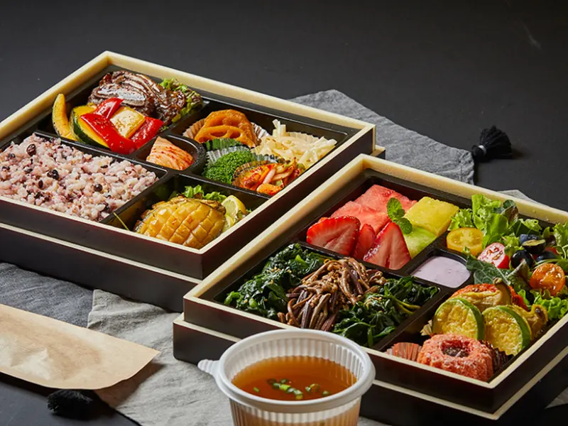 런치바스켓 단체도시락 실제 사진