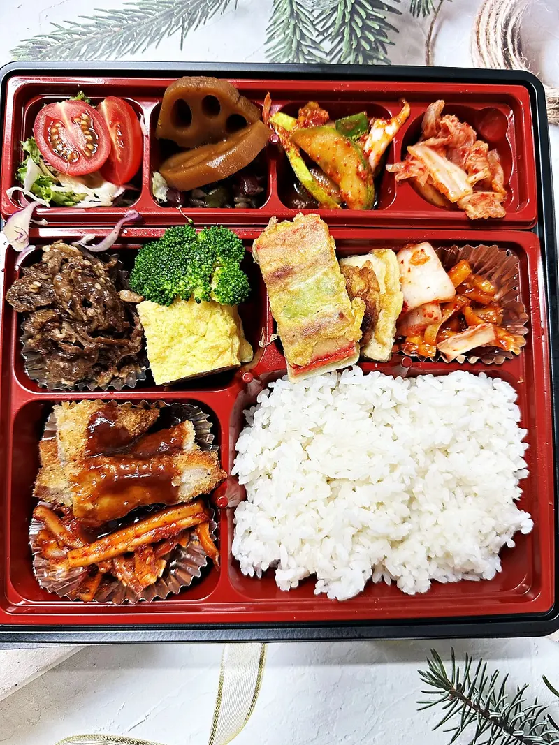 런치바스켓 단체도시락 실제 사진