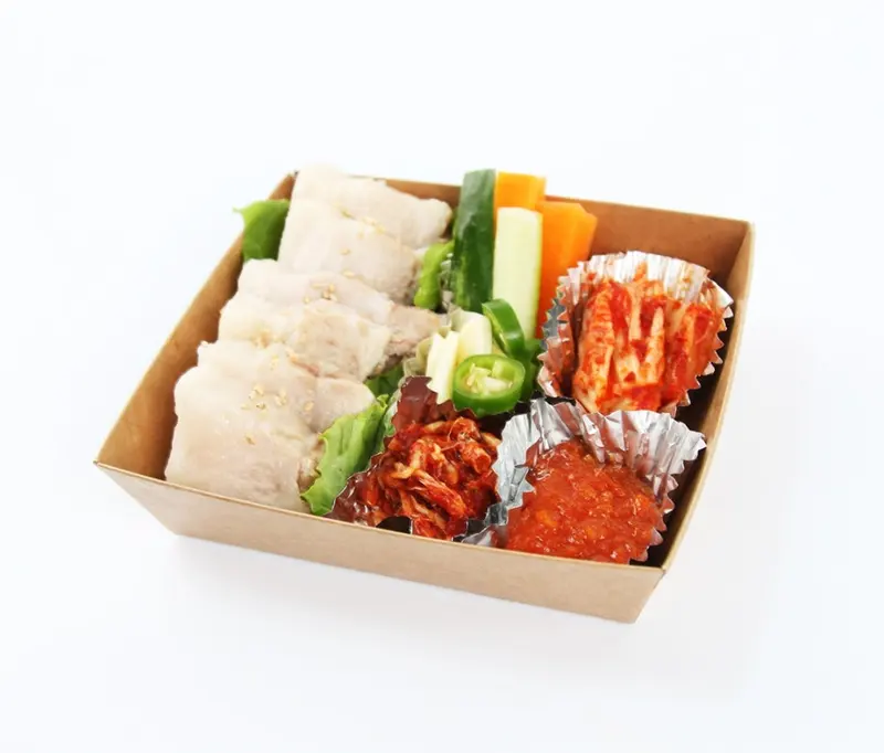 런치바스켓 단체도시락 실제 사진
