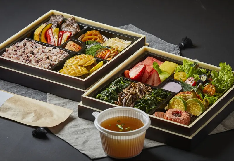 런치바스켓 단체도시락 실제 사진