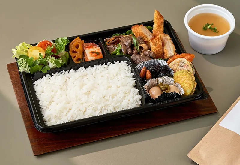 런치바스켓 단체도시락 실제 사진