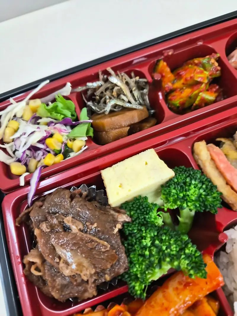 런치바스켓 단체도시락 실제 사진