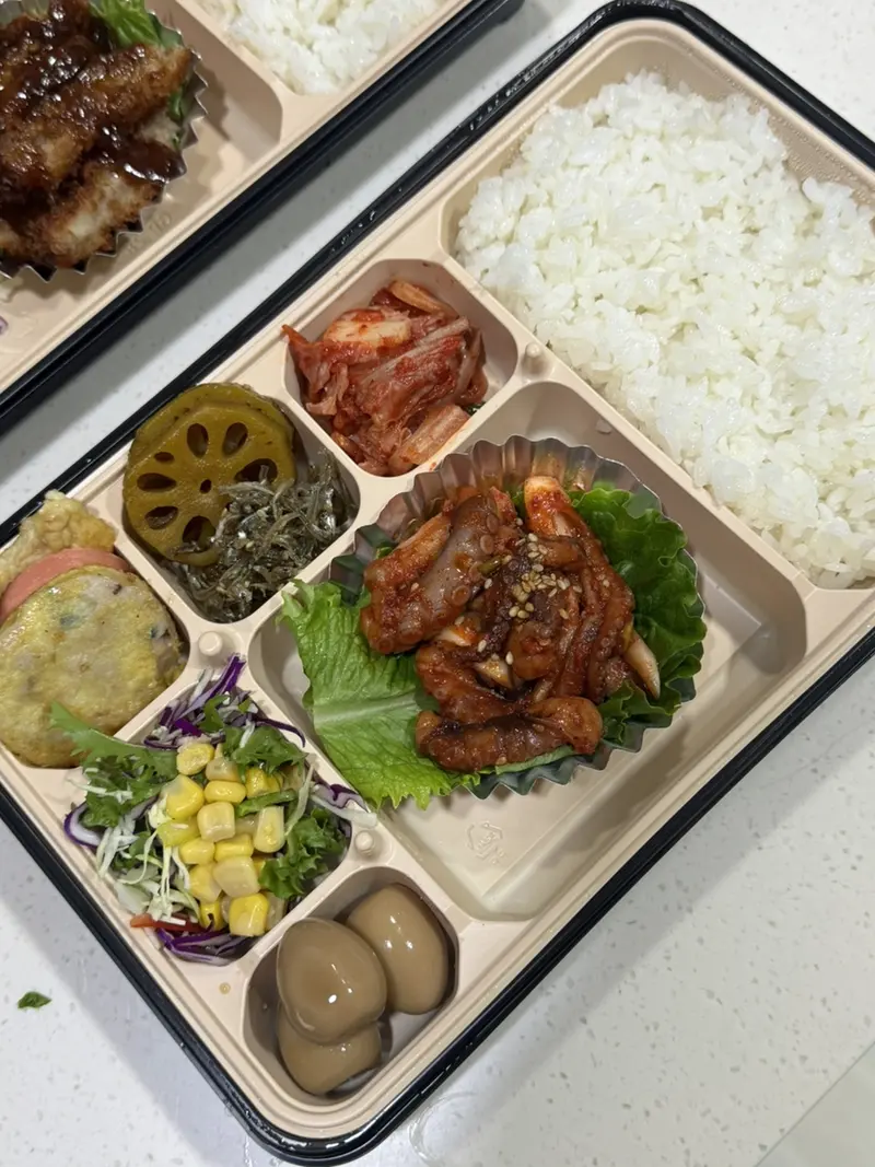 런치바스켓 단체도시락 실제 사진