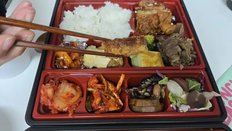 런치바스켓 단체도시락 실제 사진