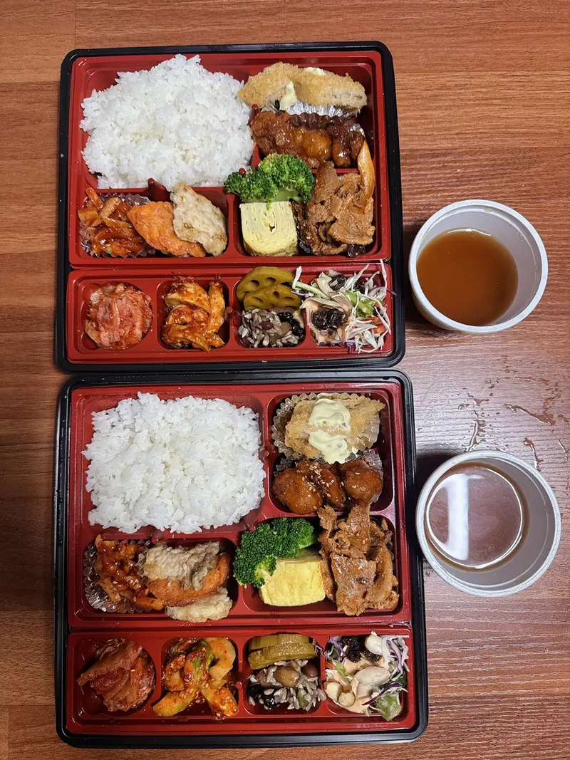 런치바스켓 단체도시락 실제 사진