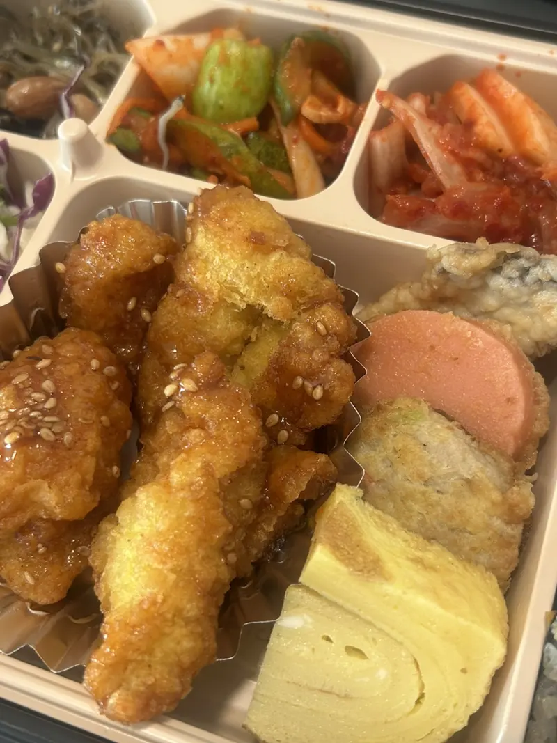 런치바스켓 단체도시락 실제 사진