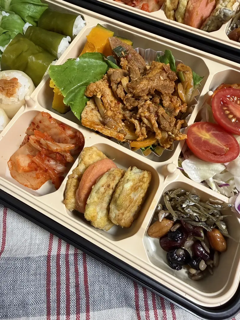 런치바스켓 단체도시락 실제 사진