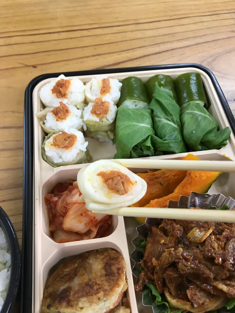런치바스켓 단체도시락 실제 사진