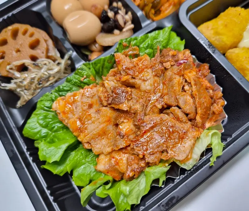 런치바스켓 단체도시락 실제 사진