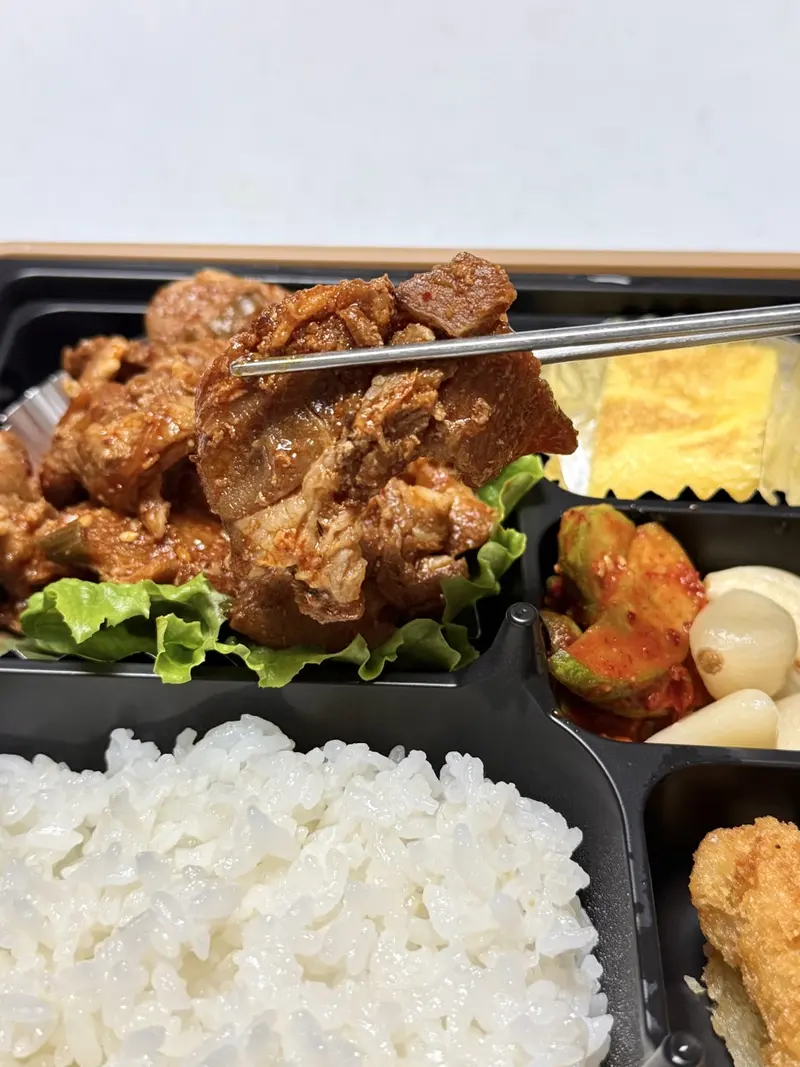런치바스켓 단체도시락 실제 사진