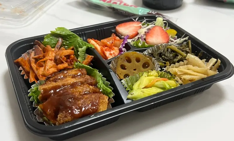 런치바스켓 단체도시락 실제 사진