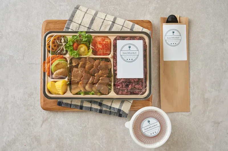 런치바스켓 단체도시락 실제 사진
