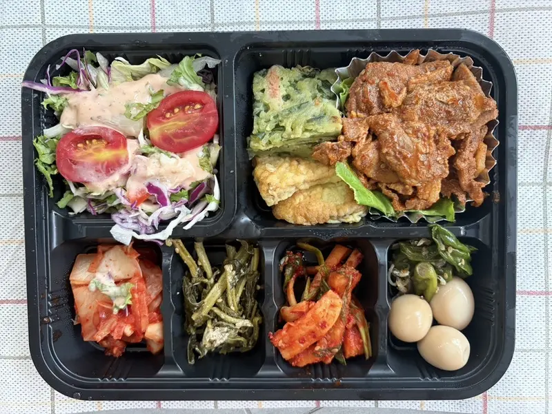 런치바스켓 단체도시락 실제 사진