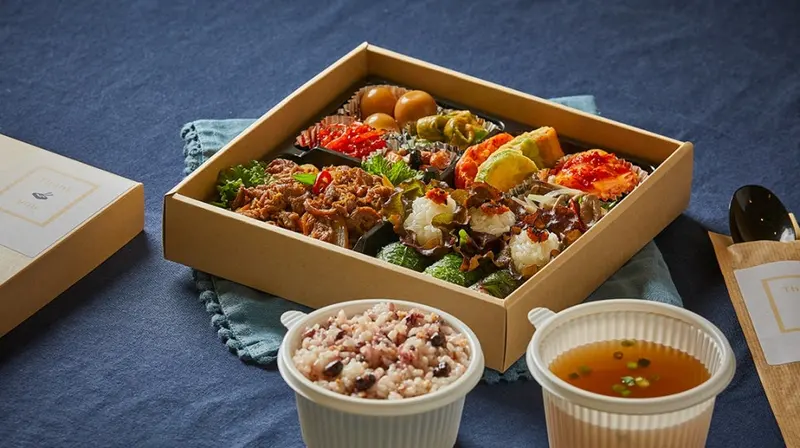 런치바스켓 단체도시락 실제 사진