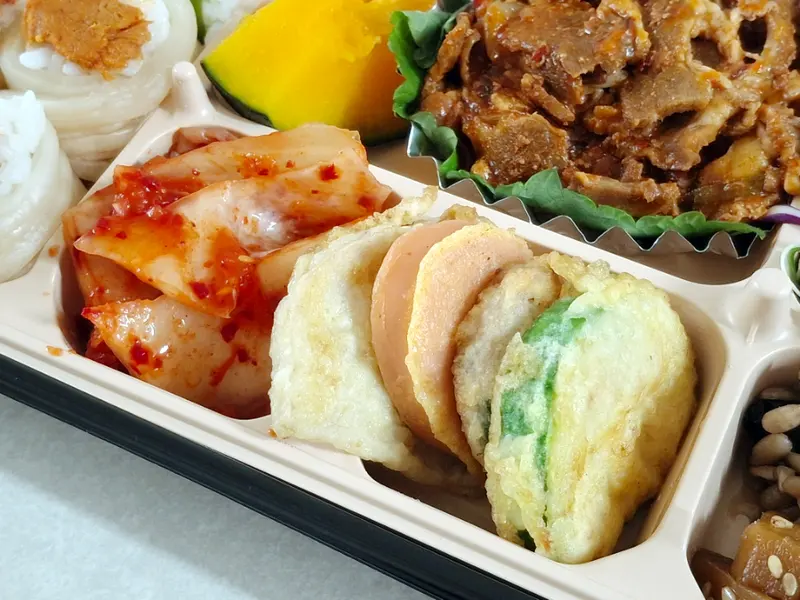런치바스켓 단체도시락 실제 사진