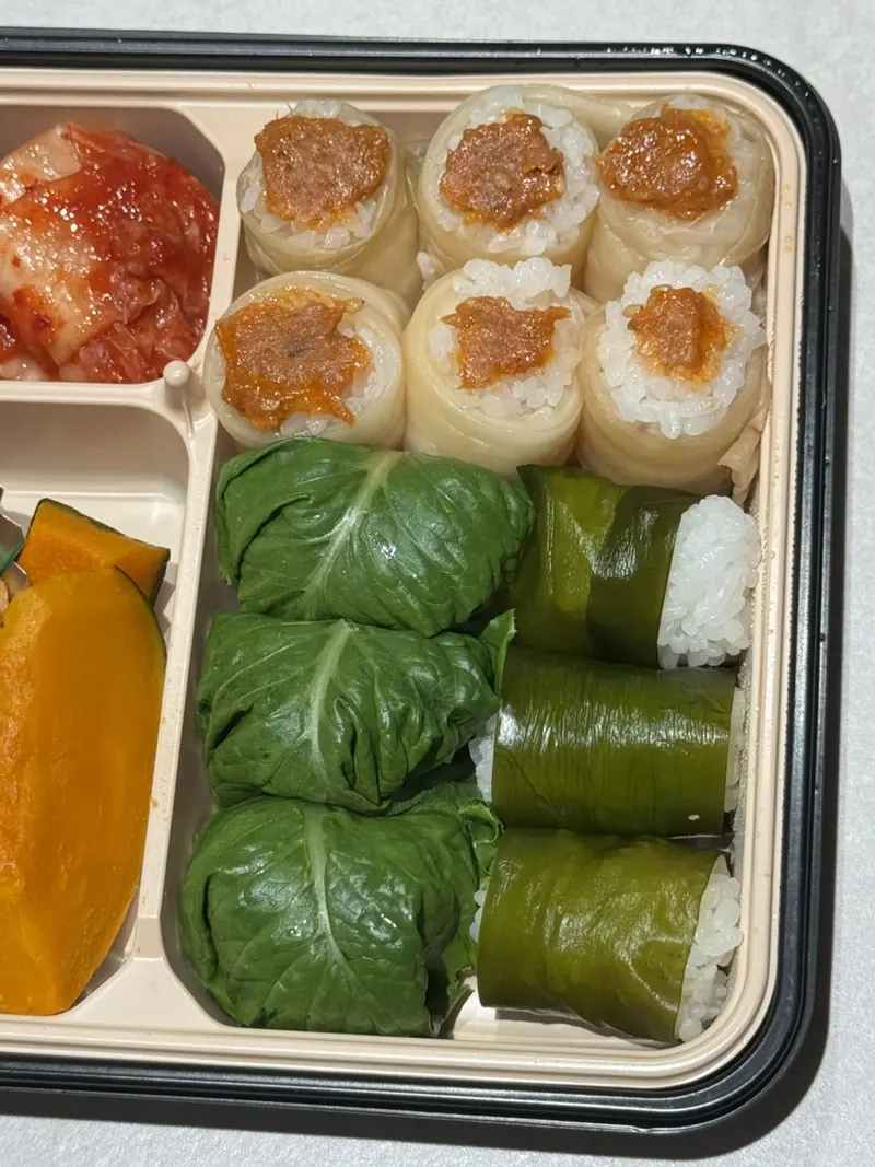 런치바스켓 단체도시락 실제 사진