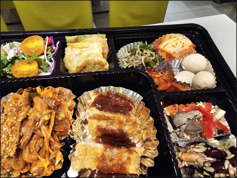 런치바스켓 단체도시락 실제 사진