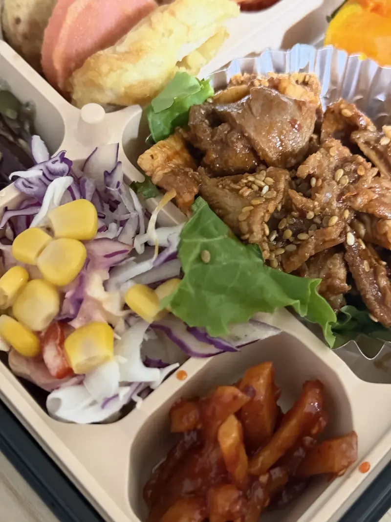 런치바스켓 단체도시락 실제 사진