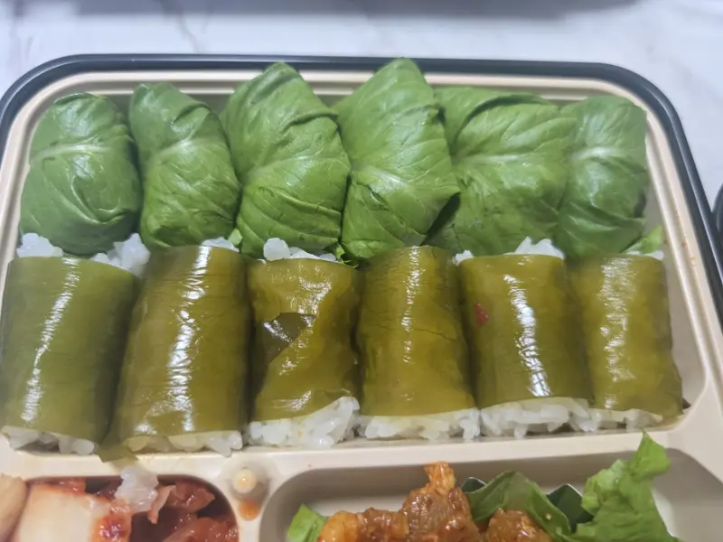 런치바스켓 단체도시락 실제 사진