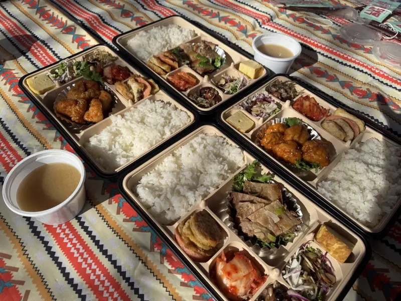 런치바스켓 단체도시락 실제 사진