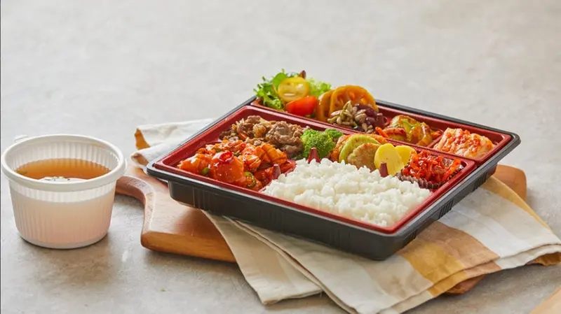 런치바스켓 단체도시락 실제 사진