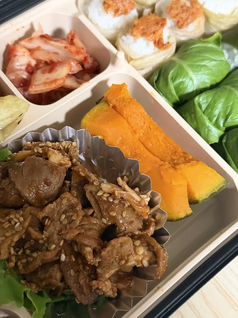 런치바스켓 단체도시락 실제 사진