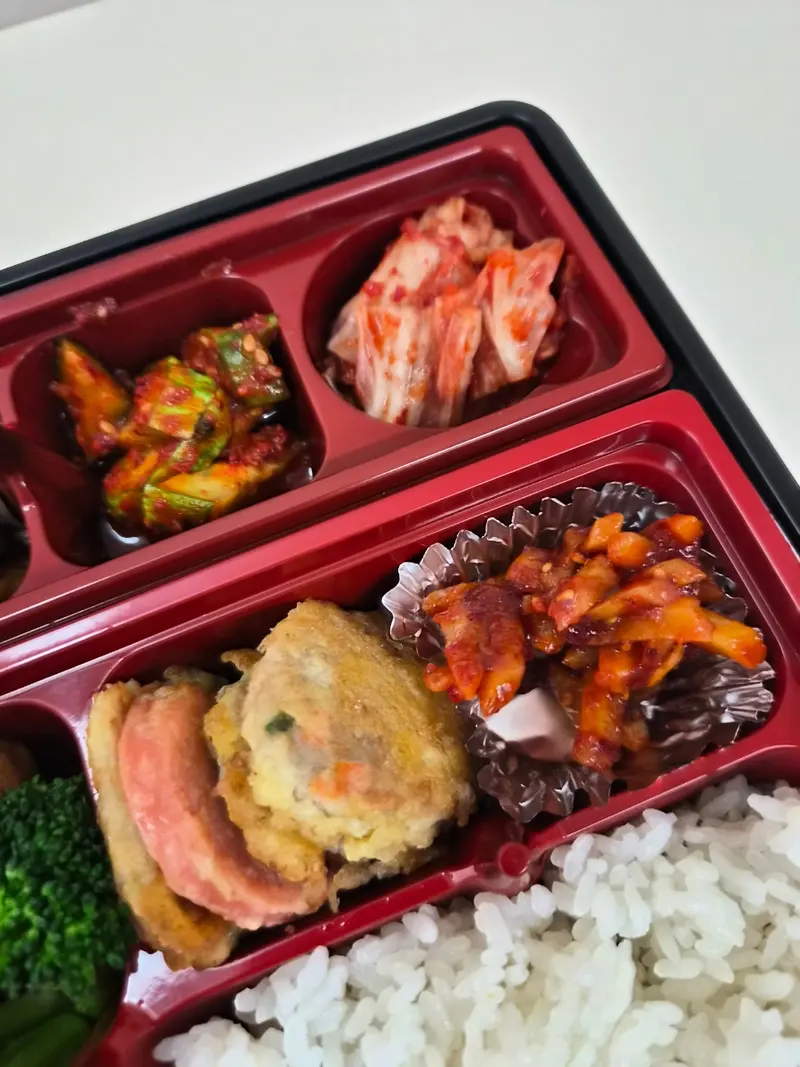 런치바스켓 단체도시락 실제 사진